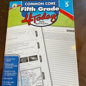 Common Core Fifth Grade - 4 Today Daily Skill Practice Workbook